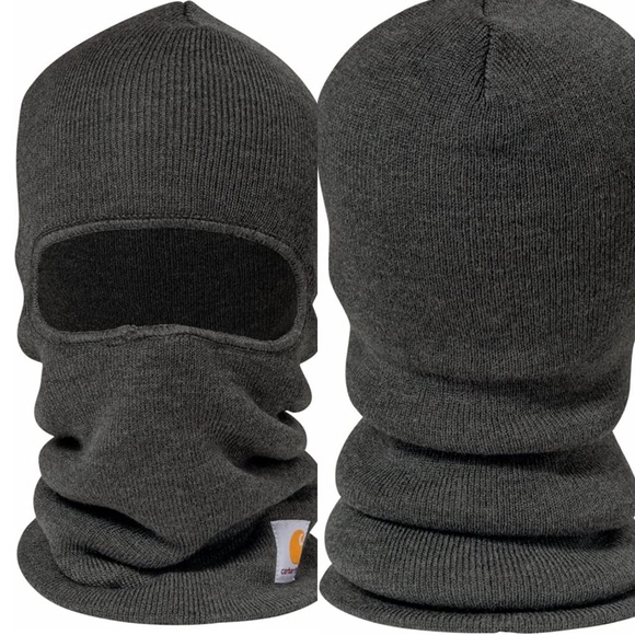 Carhartt Accessories New Carhartt Grey Insulated Face Mask Hat New